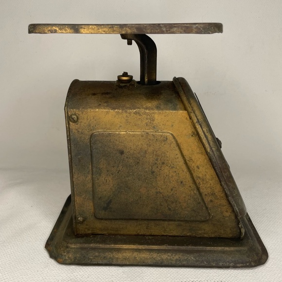 Vintage Scale Columbia Family Scale 24 Pounds Collectible 1900s Decor Rustic - Picture 4 of 11